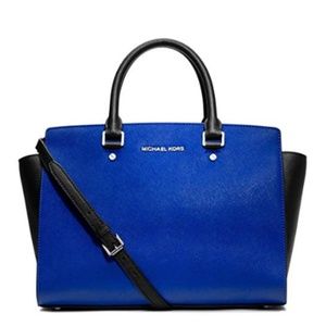 Michael Kors - Colorblock Selma - Sapphire/Black